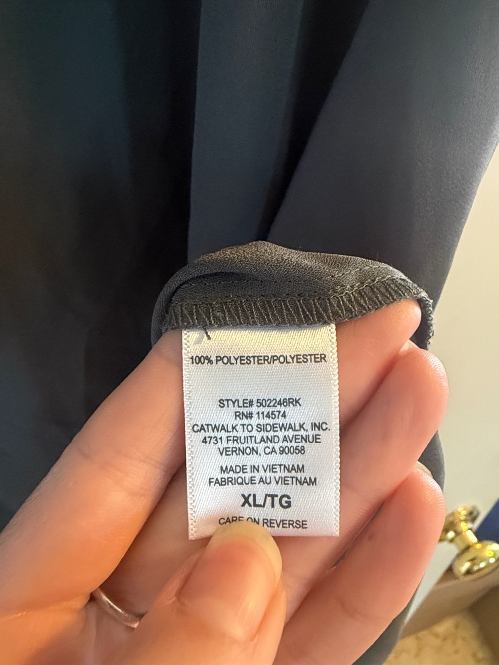 Pleione Women’s Olive Green V-Neck Pleased Back Tunic Blouse Sz XL EUC - Picture 3 of 5